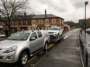 ENDE has just transported a car by trailer from Stoke on Trent, Staffordshire to Stockton on Tees, County Durham.