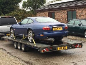 ENDE- the transport by trailer experts, has just transported a car by trailer from Camberley, Surrey to Leicester.
